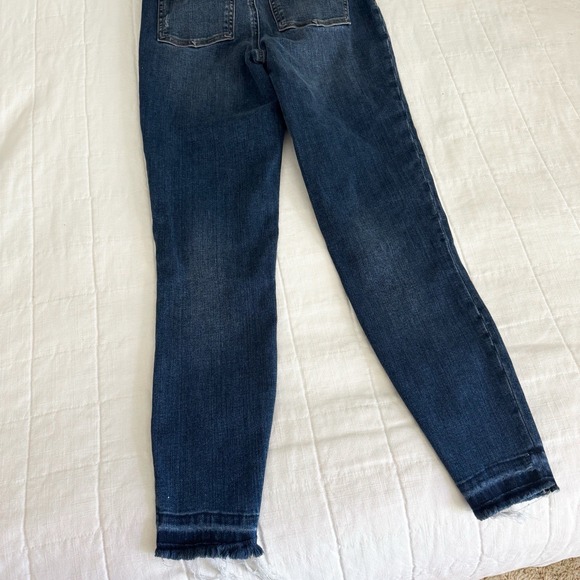 Spanx Jeans Women's SMALL Blue Jean Ankle Skinny Distressed Pull On Jegging‎ - Picture 10 of 10